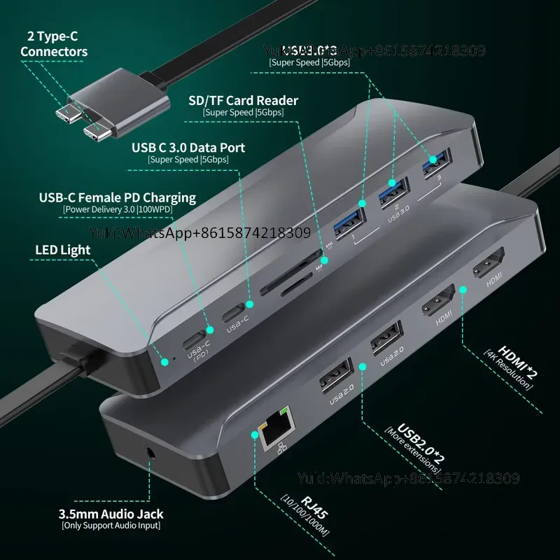 Usb C To Hdmi - Docking Station 5 Hub USB C