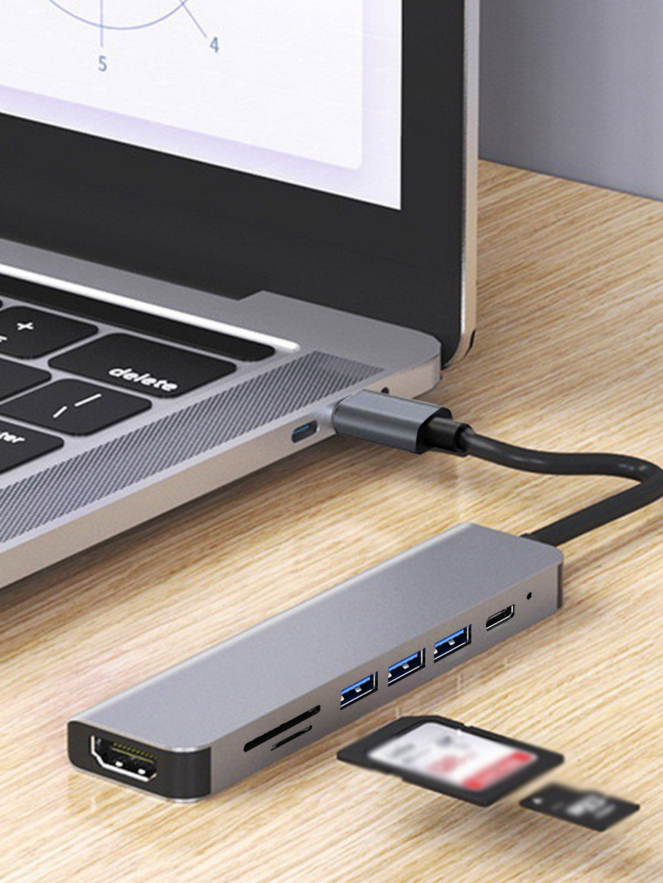 Usb Hub 7 Port - Hub USB 7-in-1 lintas batas dengan