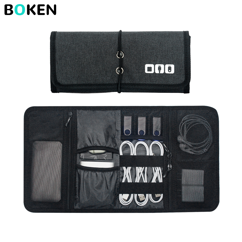 Tech Accessories Shop - Tas Organizer Teknologi Tempat Penyimpanan Kabel