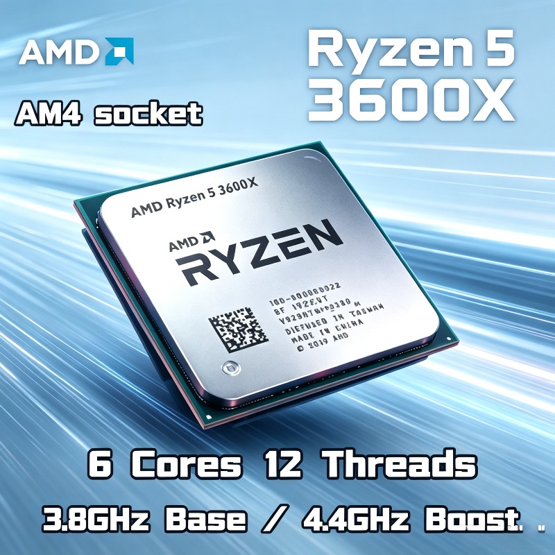 Amd Cpu Ryzen 5 - Prosesor CPU 7NM 95W L3=32M 100-000000022