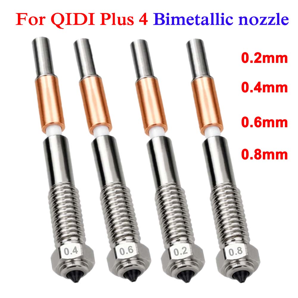 Tech Accessories Shop - Untuk QIDI Plus 4 Nosel Bimetal