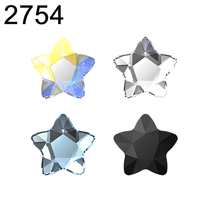 Nail Tech Accessories - Asli 2754 Bunga Bintang Punggung Datar