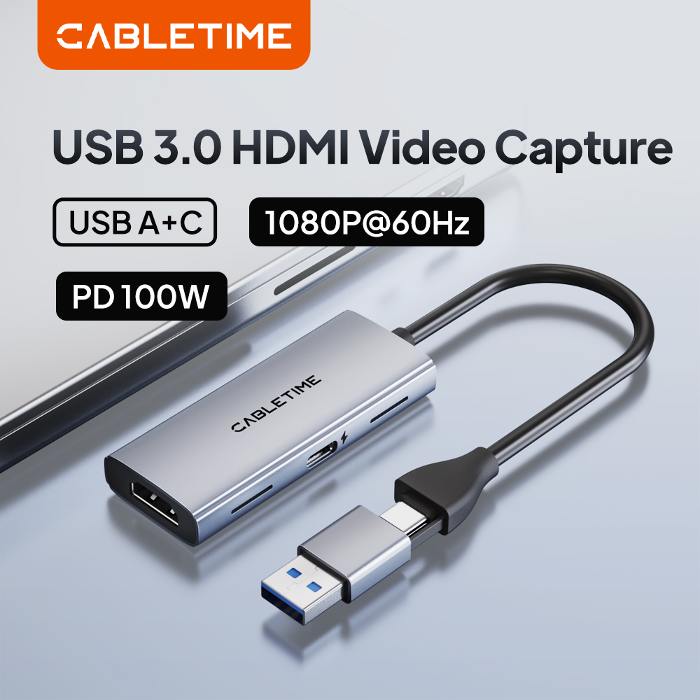 CABLETIME USB 3.0 HDMI Kartu P - Usb C To Hdmi ulasan dan harga