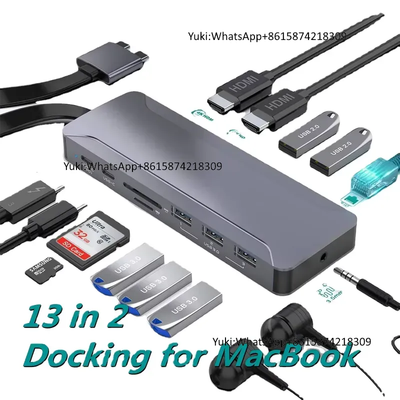 Docking Station 5 Hub USB C de - Usb C To Hdmi ulasan dan harga