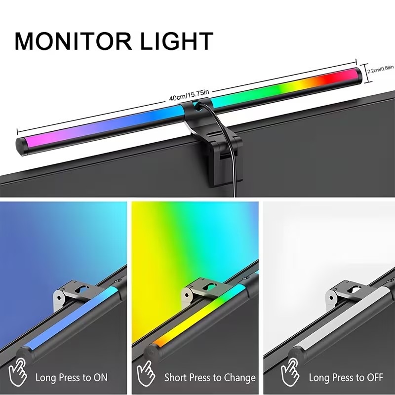 Lampu LED Monitor CCT Touch Di - Monitor Light Bar ulasan dan harga