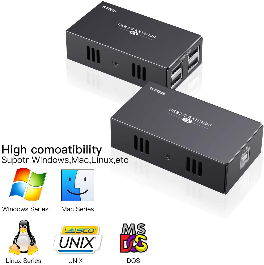 USB 2.0 Extender dengan 4 Port - Usb Hub 7 Port ulasan dan harga