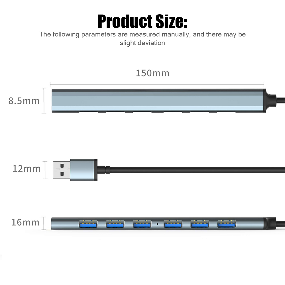 7 Port USB 3.0 Hub USB Hub Kec - Usb Hub 7 Port ulasan dan harga
