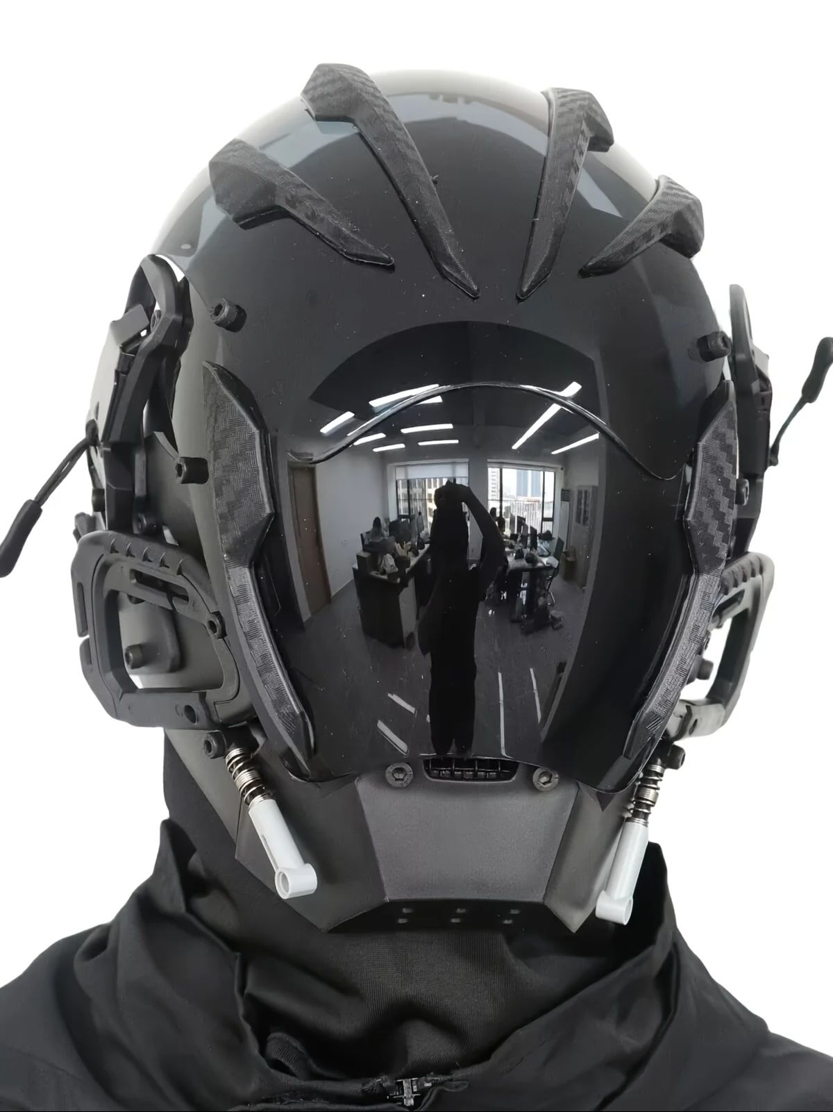 Topeng Cyberpunk Futuristik, D - Tech Wear Accessories ulasan dan harga