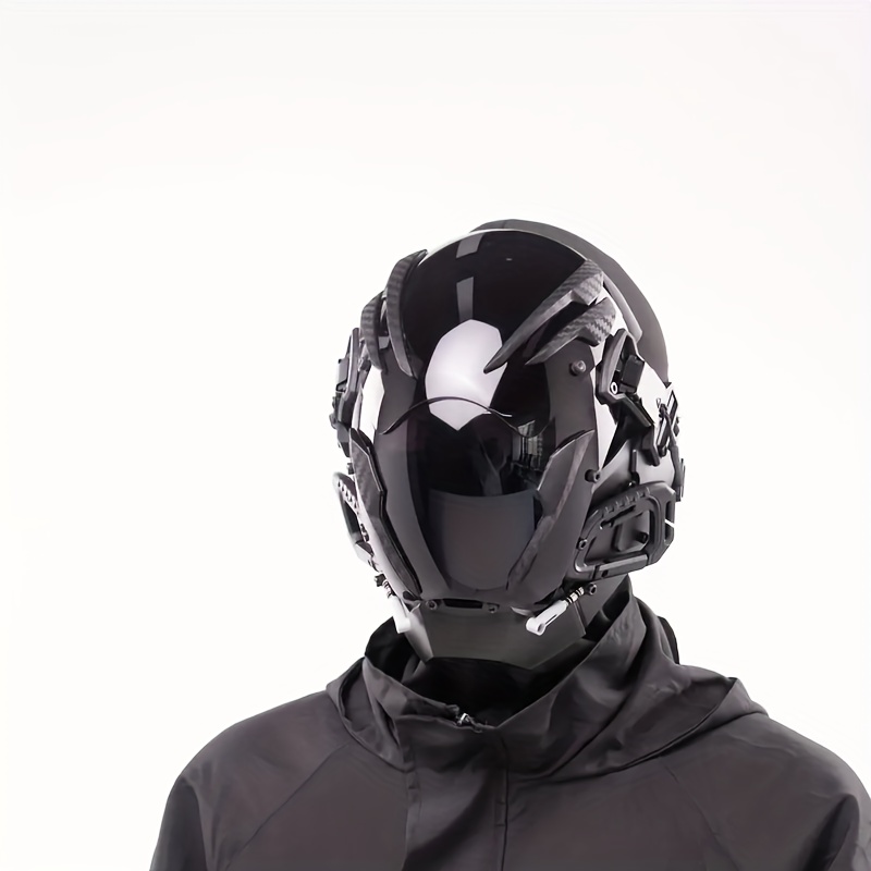 Topeng Cyberpunk Futuristik, D - Tech Wear Accessories ulasan dan harga