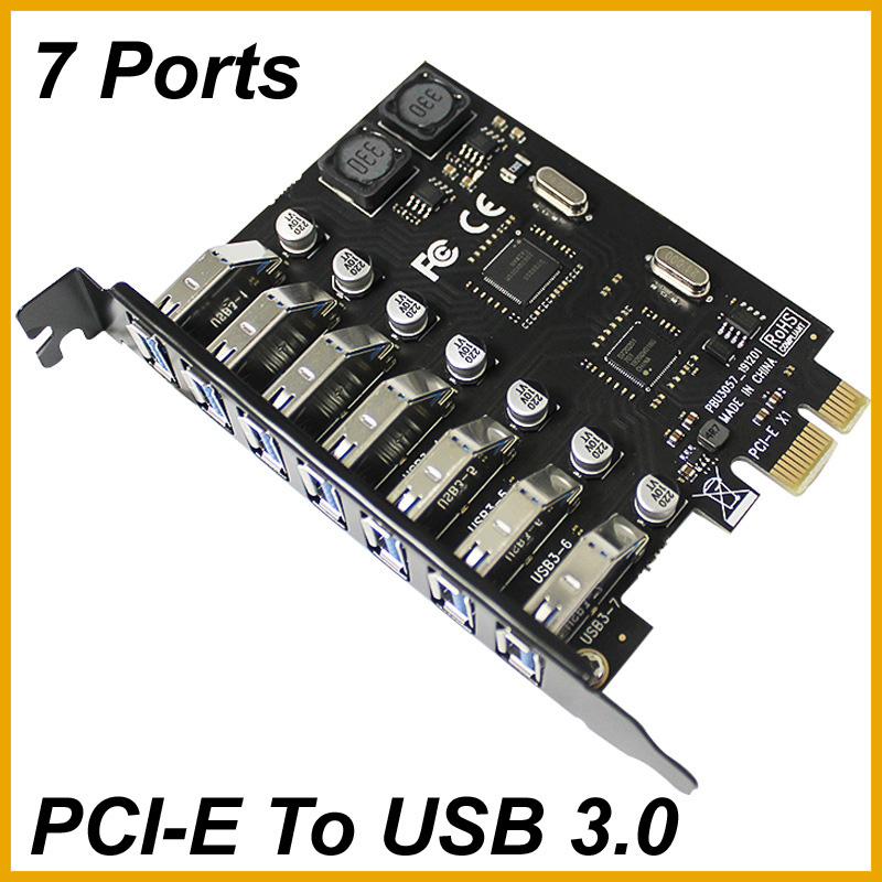 KARTU EKSPANSI USB 3.2 Gen1 7  - Usb Hub 7 Port ulasan dan harga