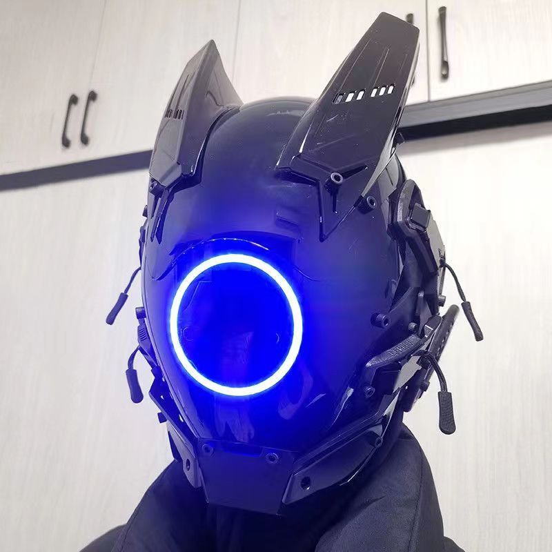 Topeng LED Cyberpunk untuk Cos - Tech Wear Accessories ulasan dan harga