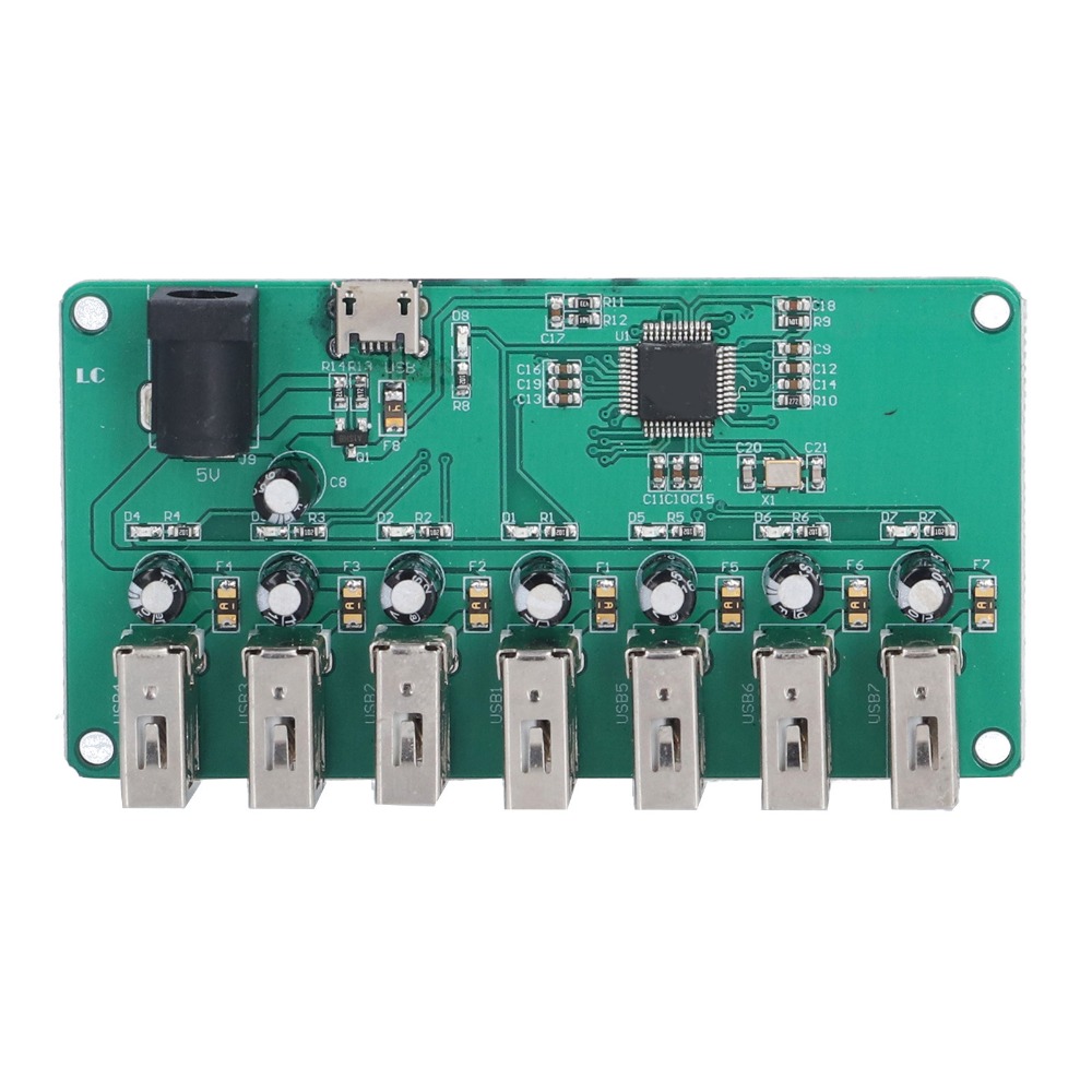 USB2.0 HUB USB2.0 Modul Hub DC - Usb Hub 7 Port ulasan dan harga