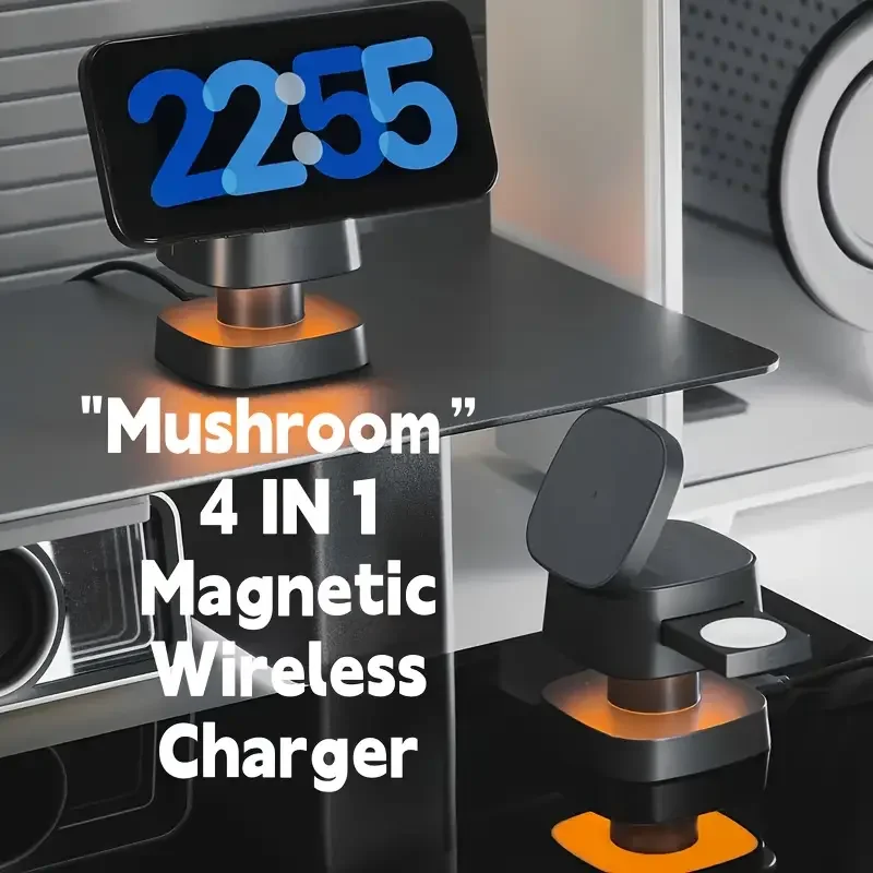 Pengisi Daya Nirkabel Magnetik - Wireless Charger 3 In 1 ulasan dan harga