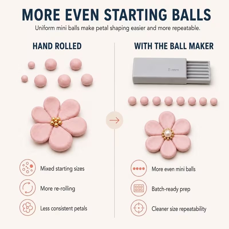 Alat Pembuat Bola Gel Tanah Li - Nail Tech Accessories ulasan dan harga