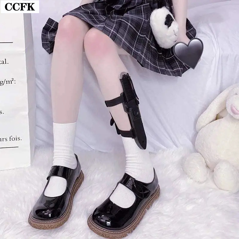 Goth cincin kaki Kawaii pelind - Tech Wear Accessories ulasan dan harga