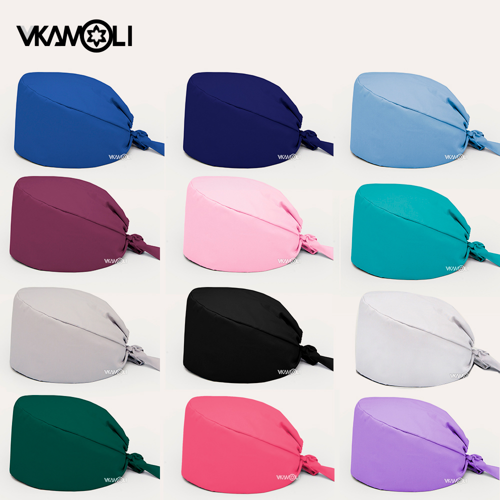 Topi Scrub Warna Solid untuk A - Vet Tech Accessories ulasan dan harga